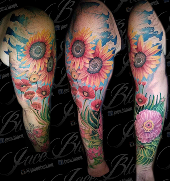 Detailed tattoo session at Redmond private studio